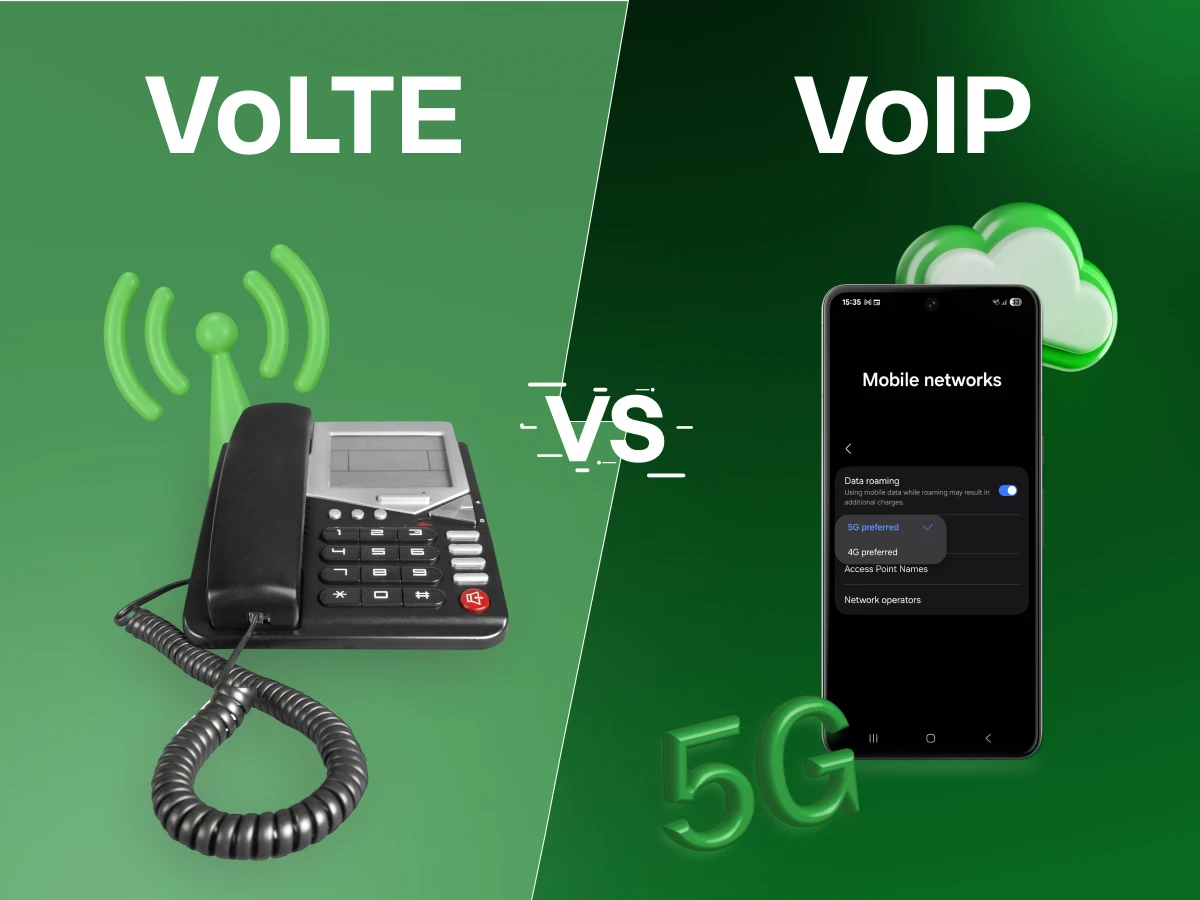 Difference Between voip and volte - Graphical Representation