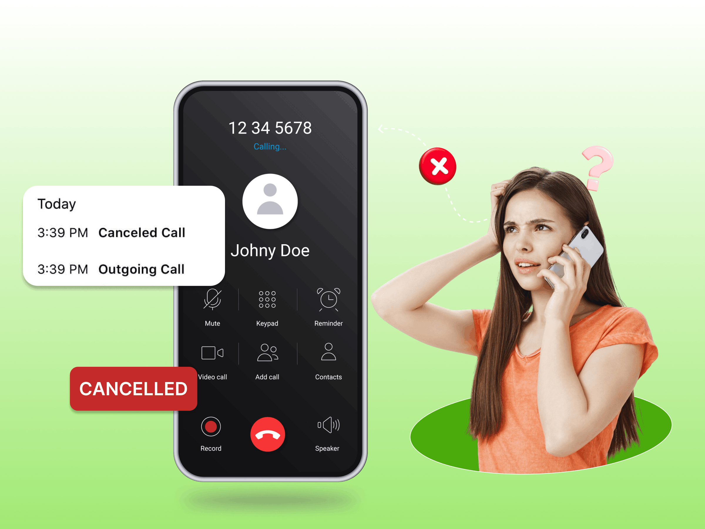 what does cancelled call mean.