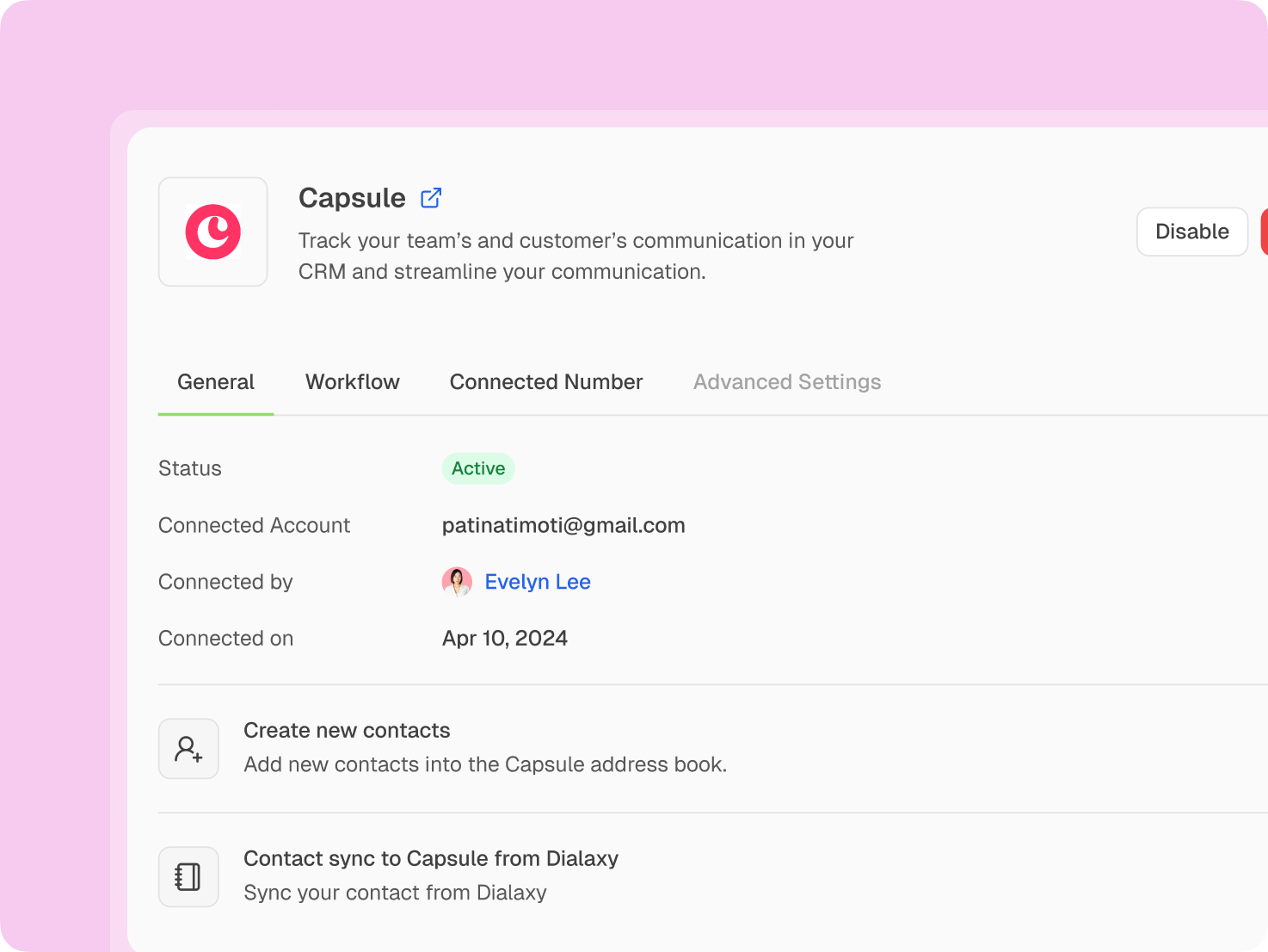 capsule-integration