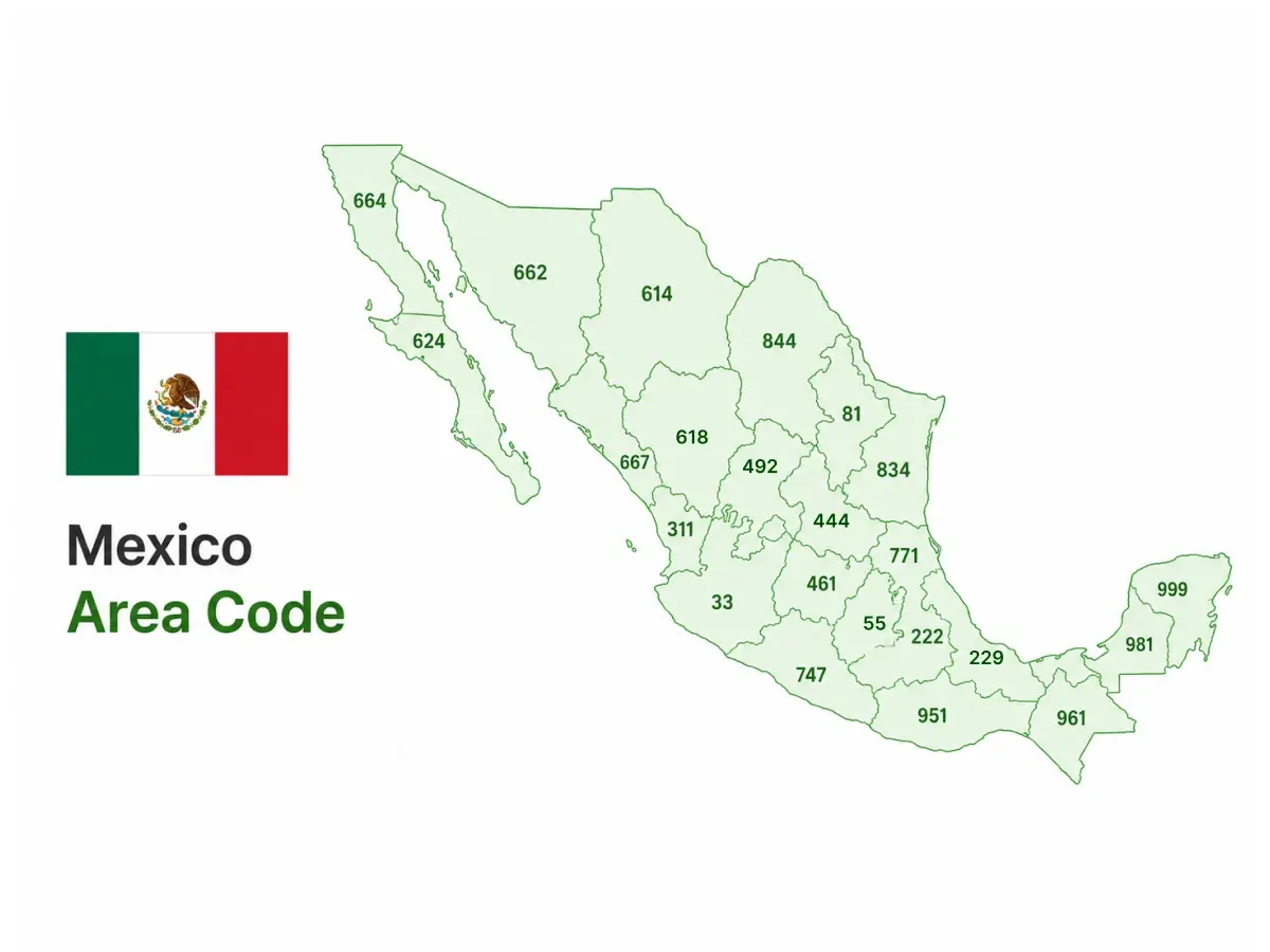 Mexico Area Codes 