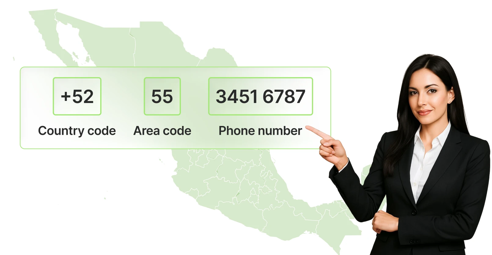 how to call mexico